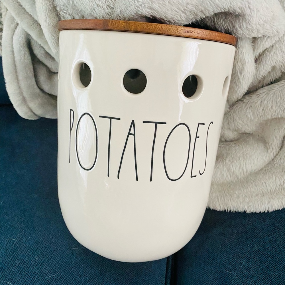 Rae Dunn Potatoes Canister
